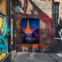 Paris City of Light Poster