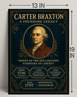 Carter Braxton A Founding Legacy Poster PosterGoat