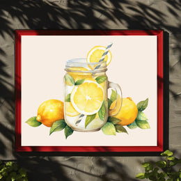 Refreshing Lemonade Delight Poster