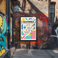 California The Golden State Poster PosterGoat