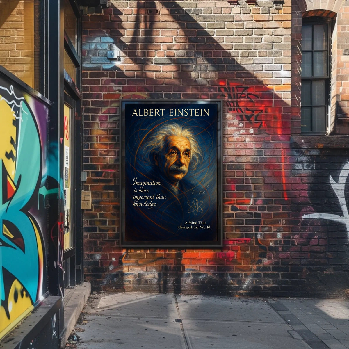 Albert Einstein A Mind That Changed the World Poster