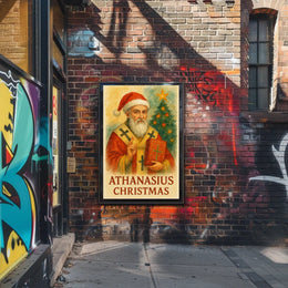 Athanasius Christmas Fusion Historical or Presidential Poster