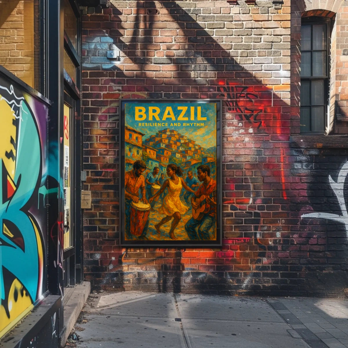 Brazil Resilience And Rhythm Poster 18x24 Wall Art Print