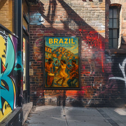 Brazil Resilience And Rhythm Poster 18x24 Wall Art Print