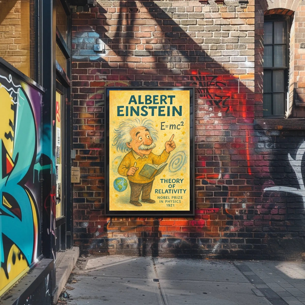 Albert Einstein Theory Of Relativity Poster