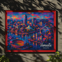 Vanuatu Cityscape Poster