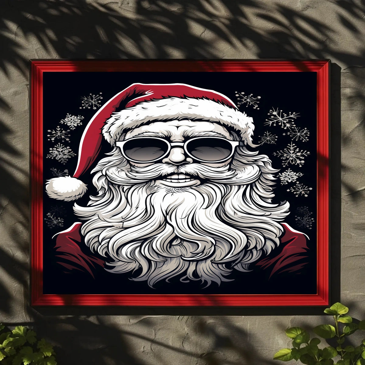 Cool Santa Vibes Poster