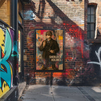 Sherlock Holmes Detective Vintage Art Poster - Pop Culture Poster