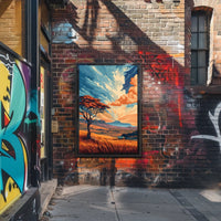 Serengeti Sunrise Poster
