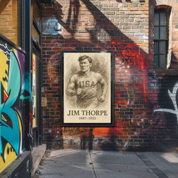 Jim Thorpe Tribute Poster