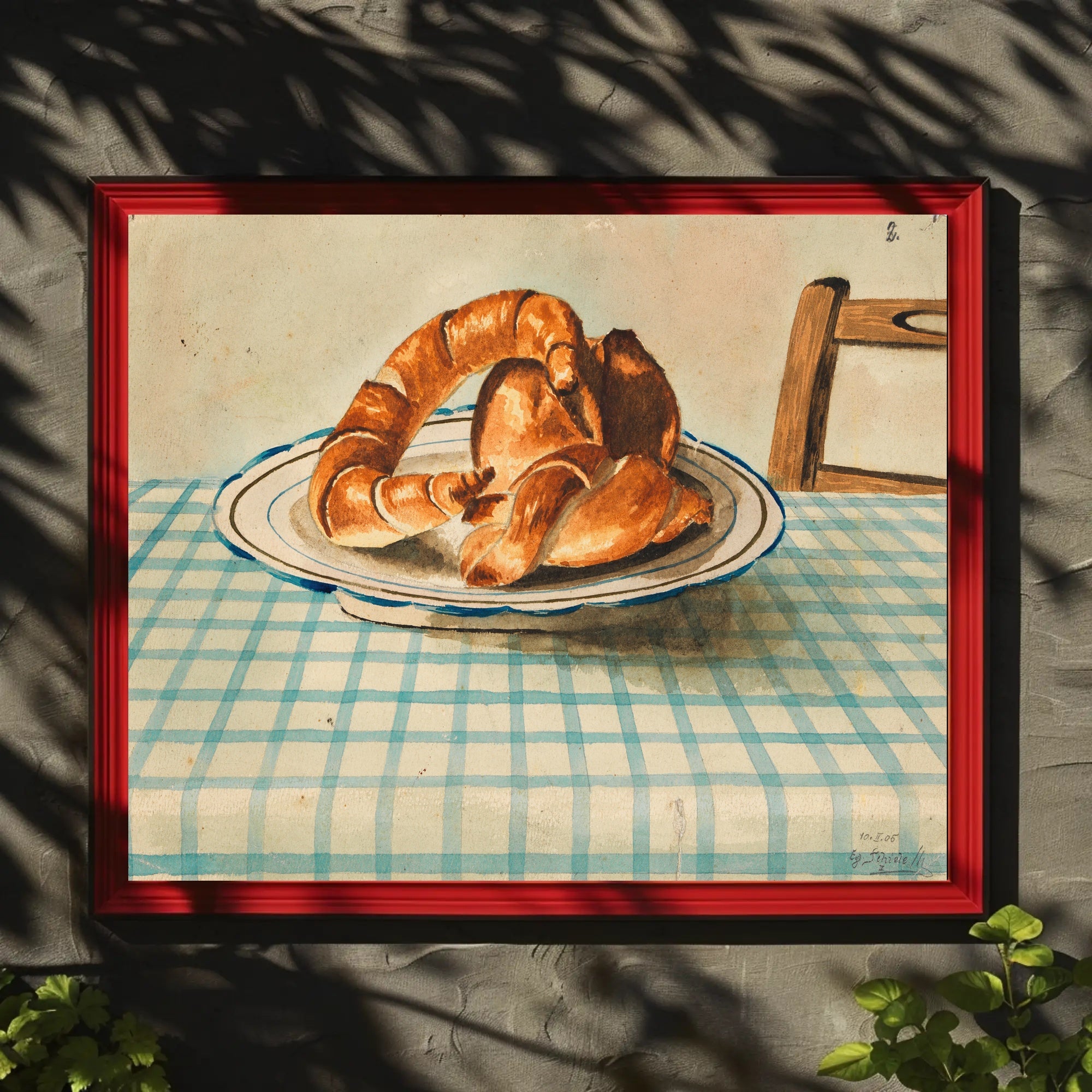 Cozy Breakfast Setting Poster