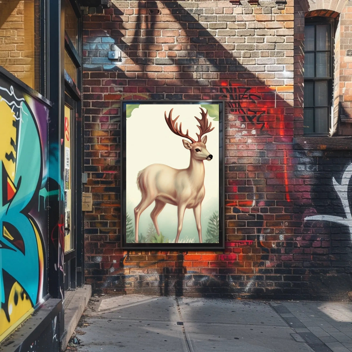 Majestic Deer In The Wild Poster