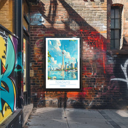 Toronto Cityscape Poster