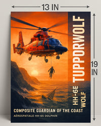 Tupporwolf Guardian of the Coast Poster PosterGoat