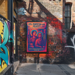 Saints Perpetua And Felicity Martyrs Poster