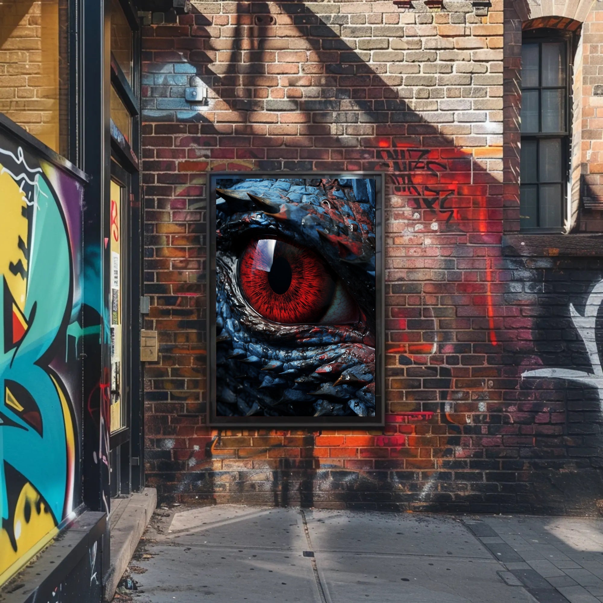 The DragonS Gaze Poster