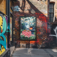 summer barbecue scene Poster