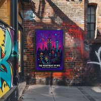New York Dreamscape: Vibrant Cityscape Urban or Cityscape Poster