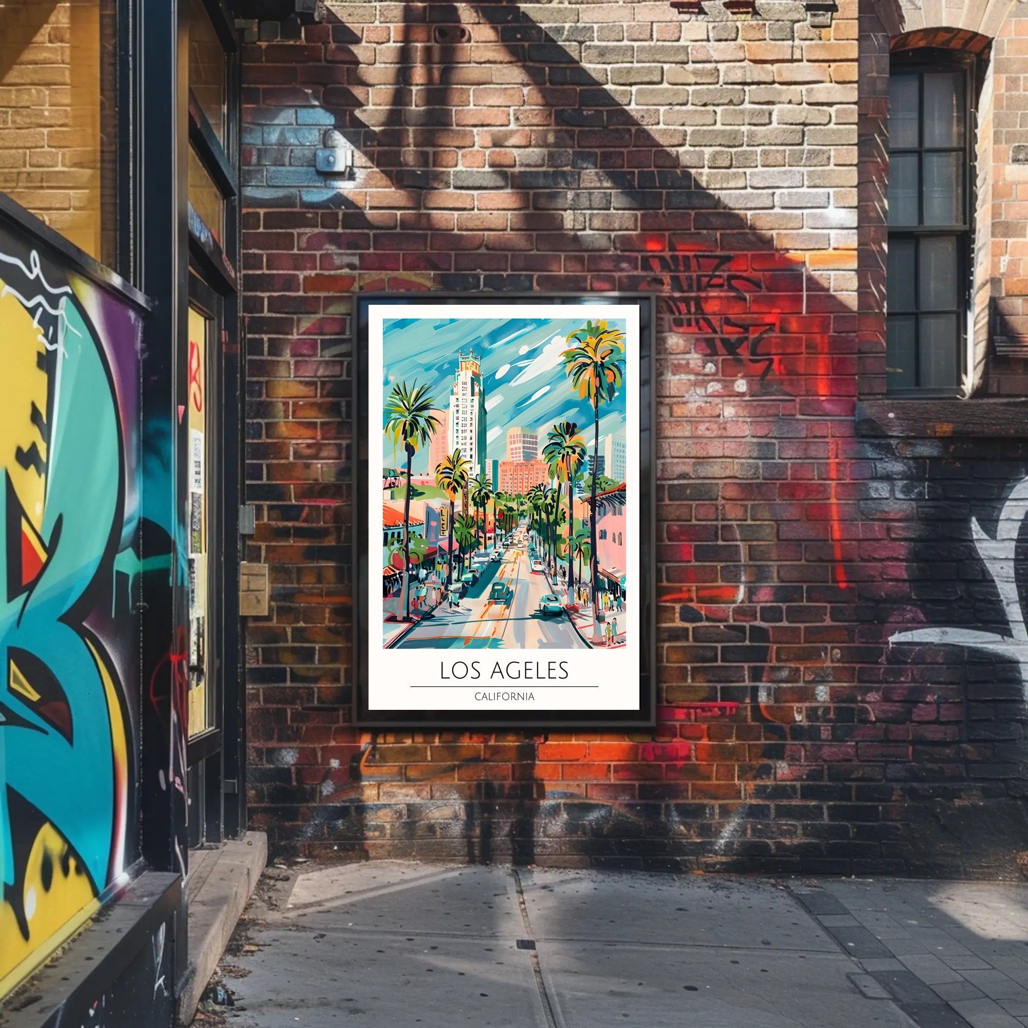 Los Angeles Vibes Poster PosterGoat