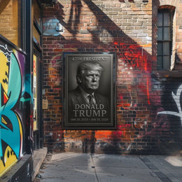 Donald Trump 47th President Poster