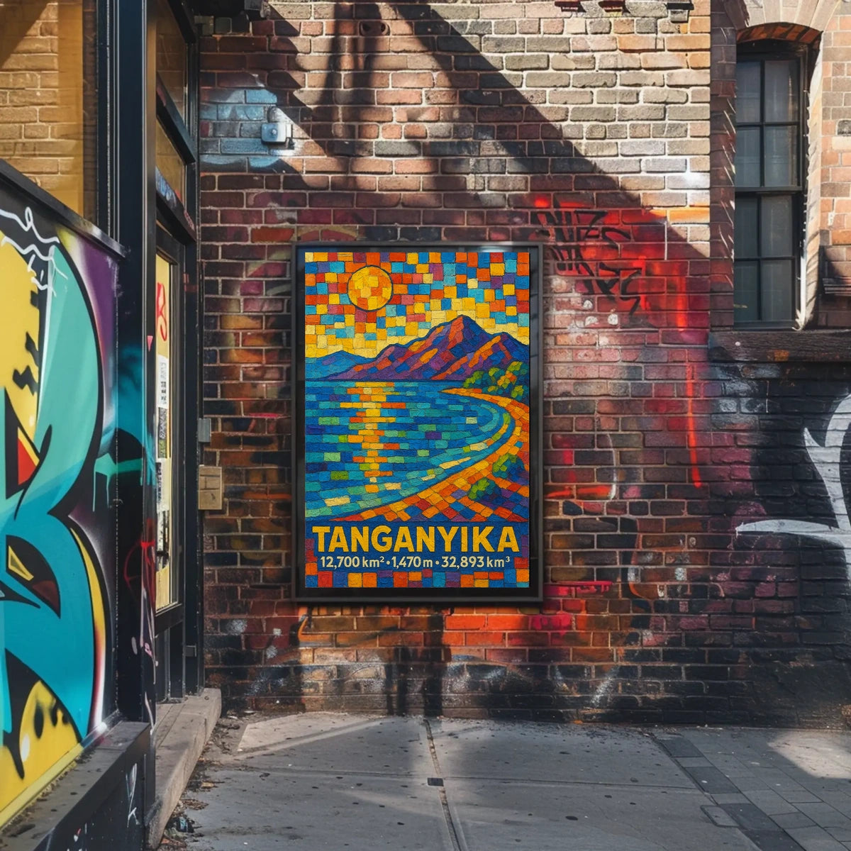 Tanganyika A Vibrant Mosaic Poster