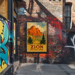 Zion National Park Poster