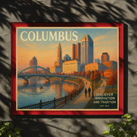 Columbus Travel Poster: Innovation and Tradition