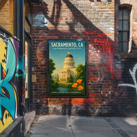 Sacramento, CA Californias Capital City Poster