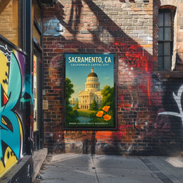 Sacramento, CA Californias Capital City Poster