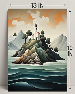 Island Sanctuary Poster PosterGoat