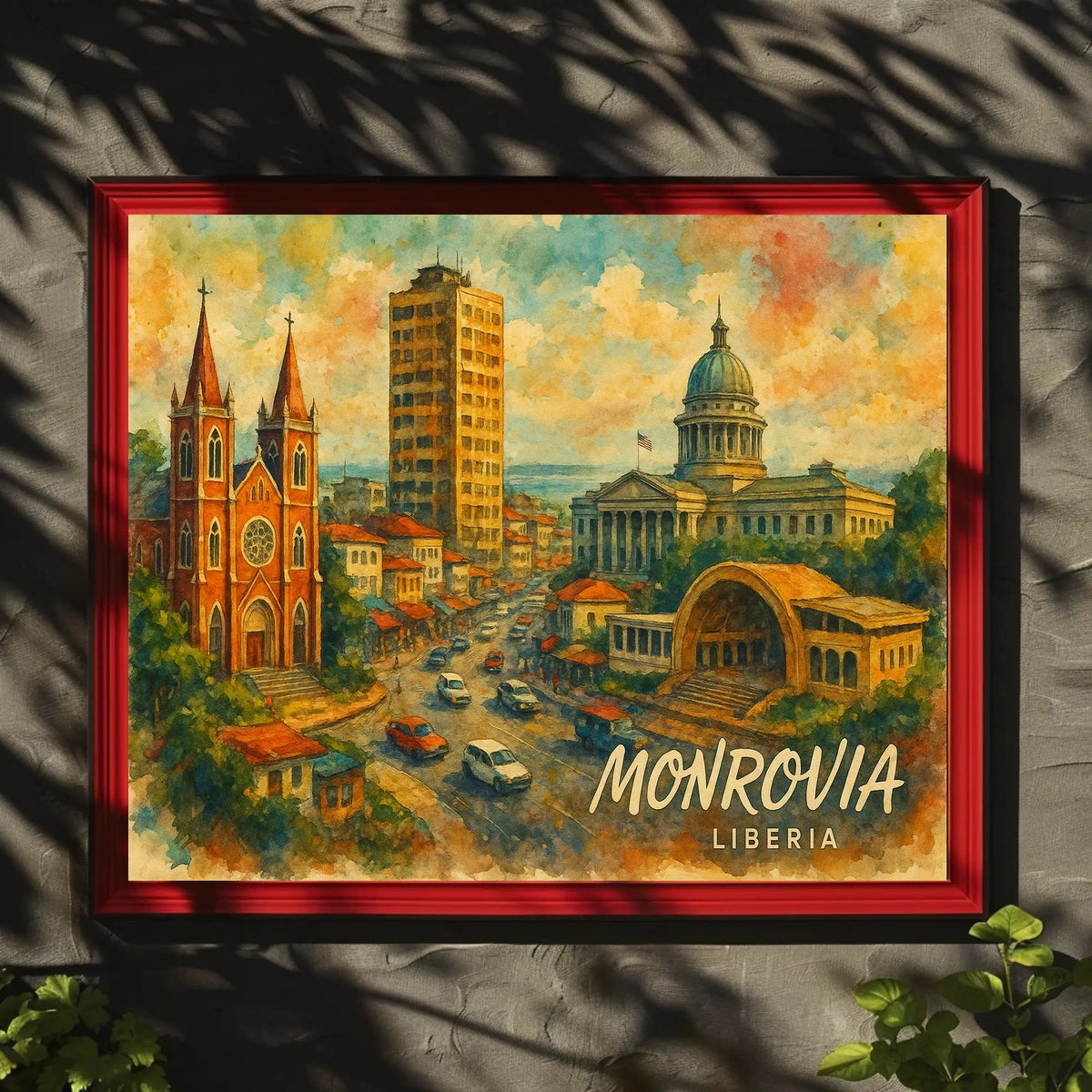 Monrovia, Liberia Poster