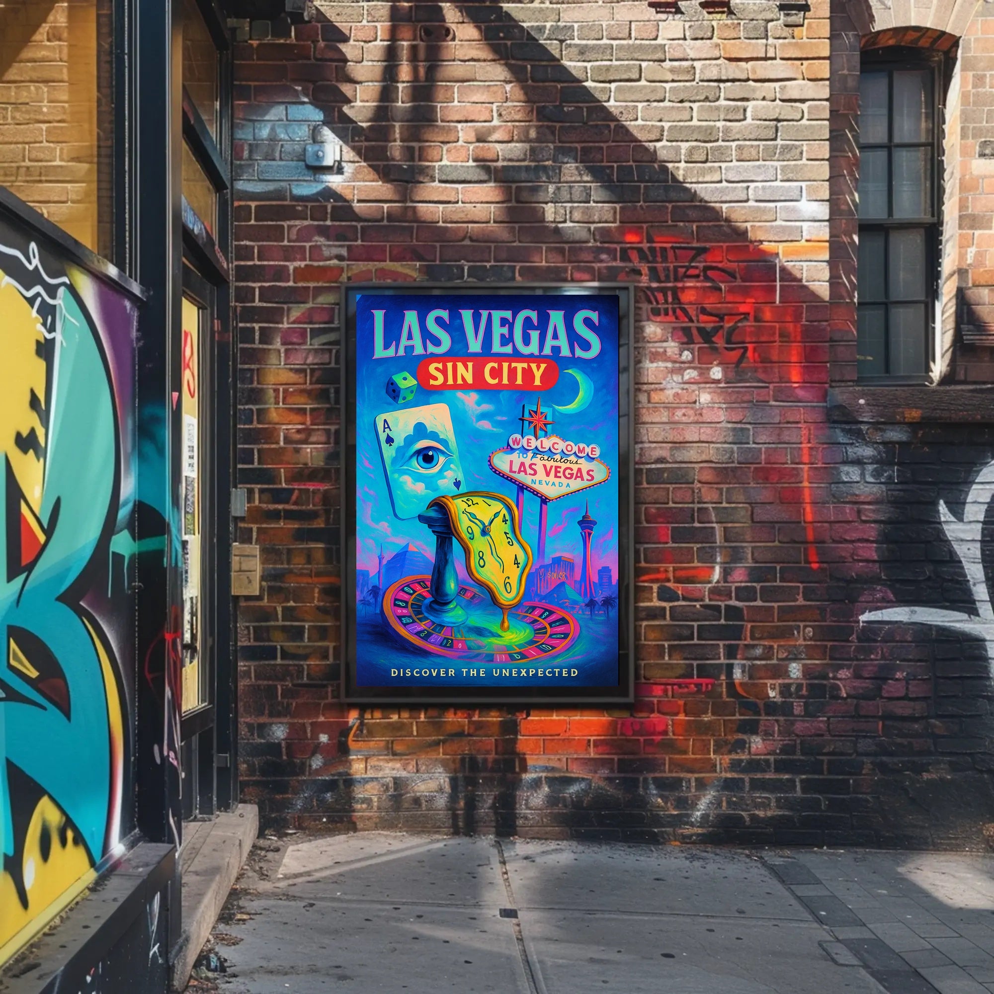 Las Vegas Sin City Poster PosterGoat