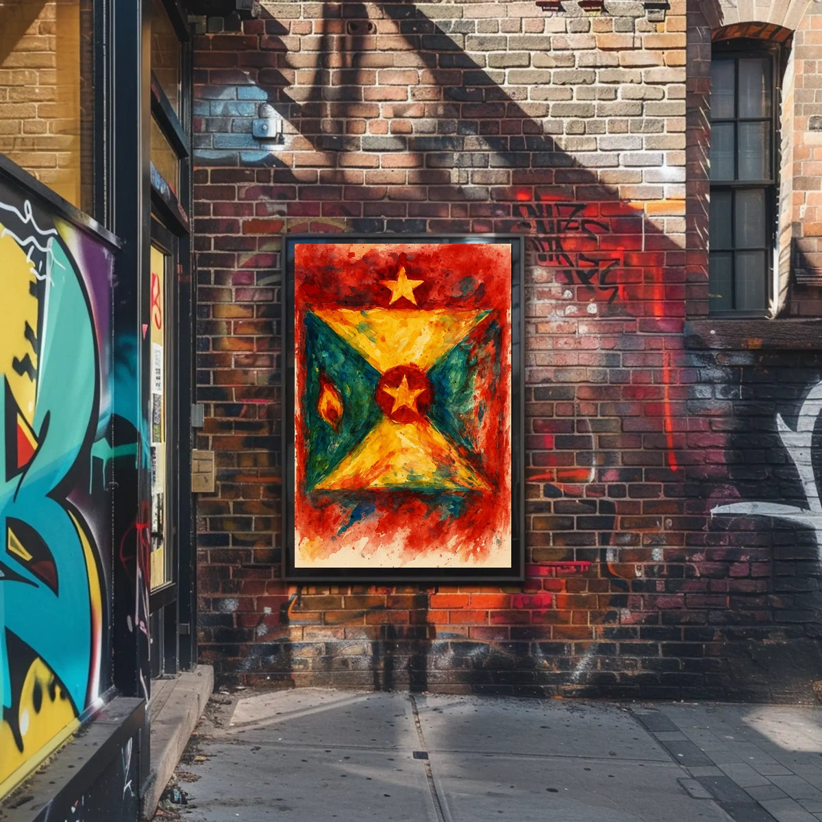 Vibrant Expression Poster