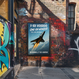 F-101 Voodoo One-Oh-Wonder Poster PosterGoat