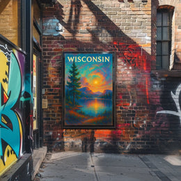 Wisconsin Sunset Poster