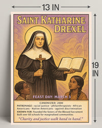 Saint Katharine Drexel Poster PosterGoat