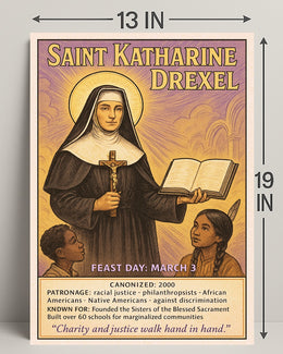 Saint Katharine Drexel Poster PosterGoat
