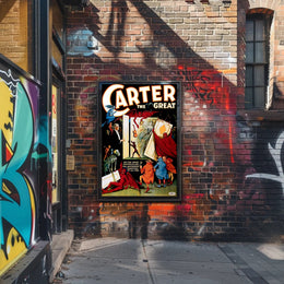 Carter the Great Magic Show Vintage Art Poster