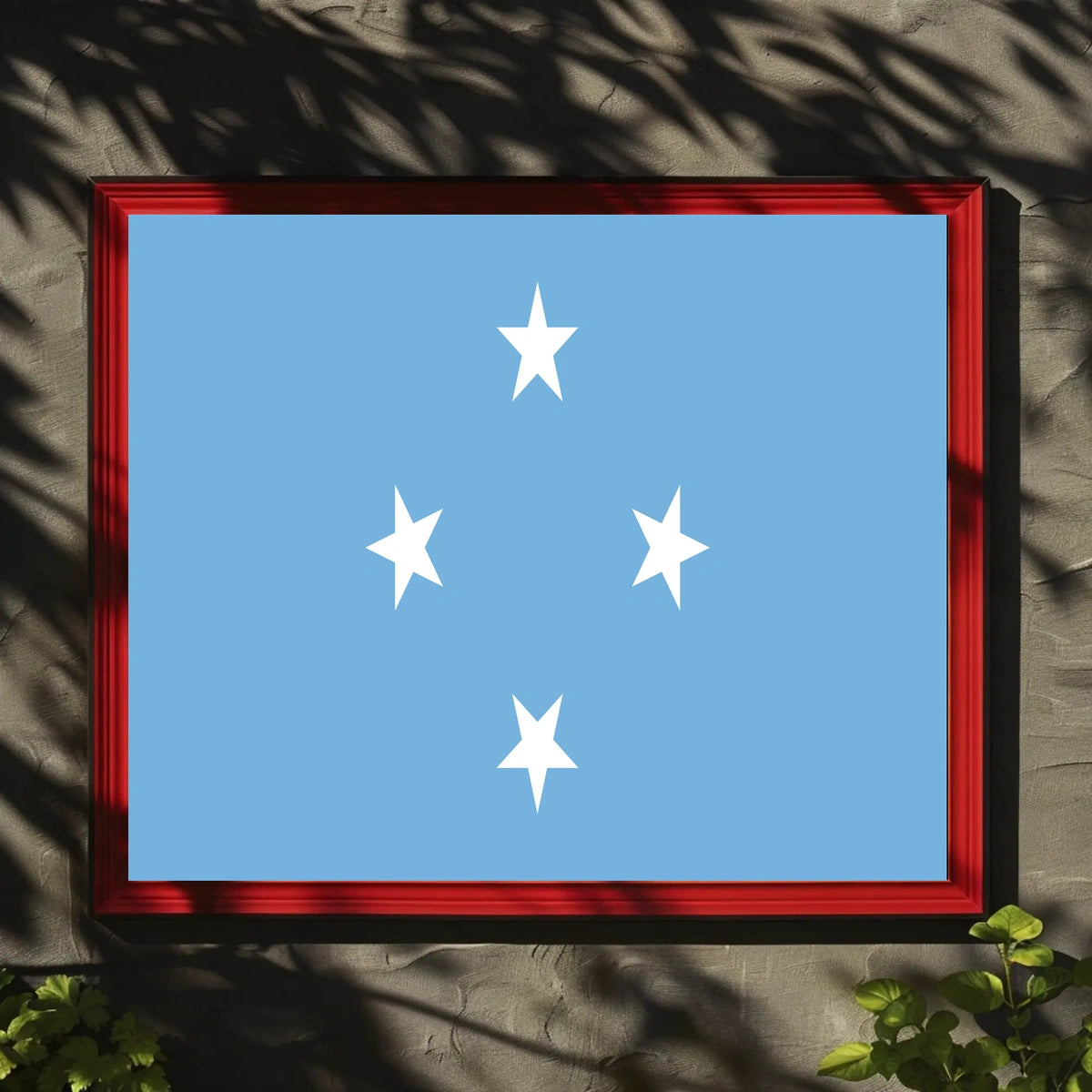 Micronesia, Federated States of Flag Poster
