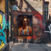 Vibrant Portrait Of A Modern Icon Modern Poster PosterGoat