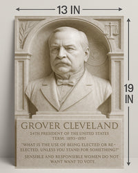 Grover Cleveland 24th President Wall Art Print PosterGoat