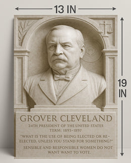 Grover Cleveland 24th President Wall Art Print PosterGoat