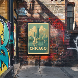 Chicago Skyline Poster