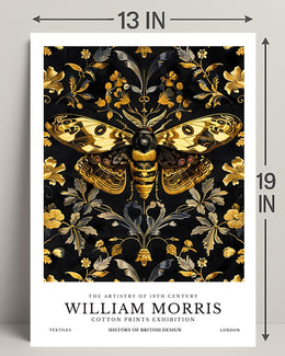 The Artistry of 19th Century Textiles Cultural Poster