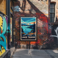 Lake Tahoe Travel Poster