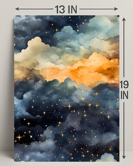 Dreamy Celestial Night Sky: Space or Astronomy Poster