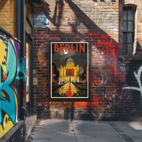 Berlin Architectural Nightscape Poster