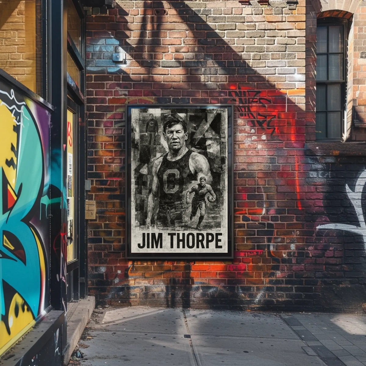 Jim Thorpe Athletic Legend Poster