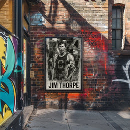Jim Thorpe Athletic Legend Poster