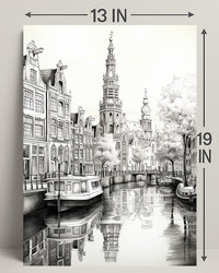 Tranquil Canal Scene Poster